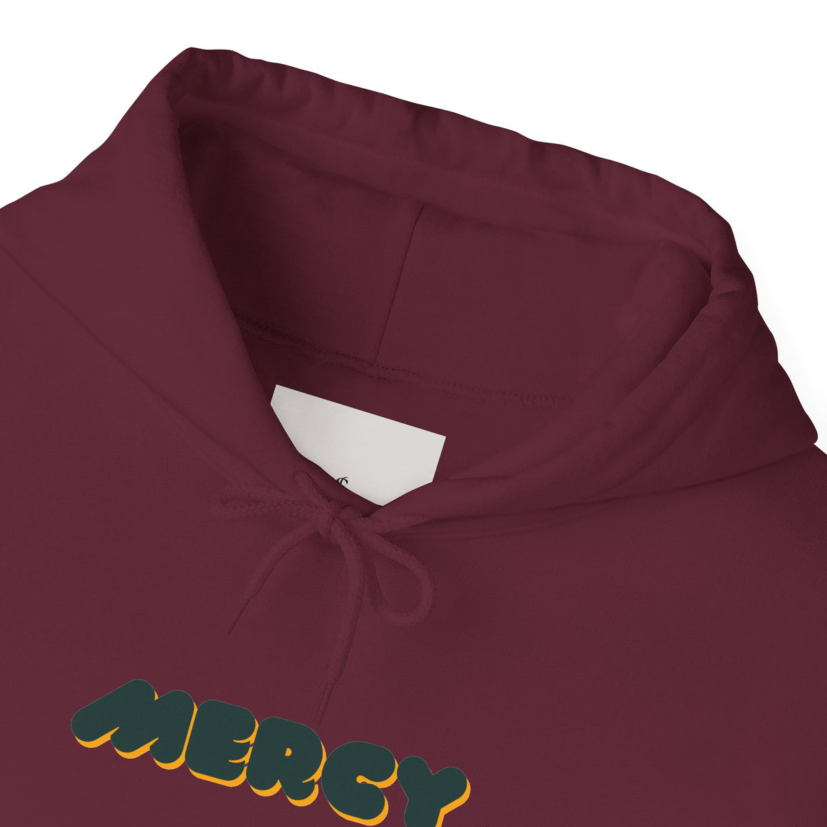 Mercy Retro Bubble Hoodie — Vintage-Inspired Mercy Graphic Sweatshirt