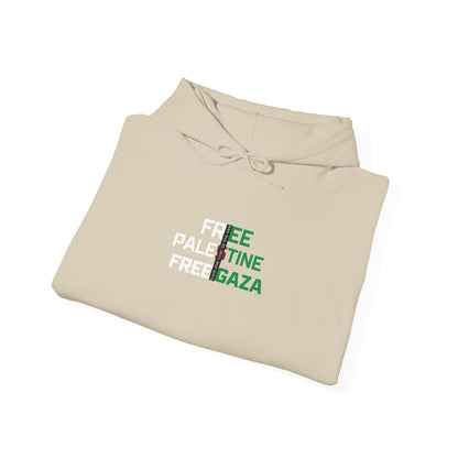 Free Palestine Free Gaza Hoodie – Solidarity Protest Pullover