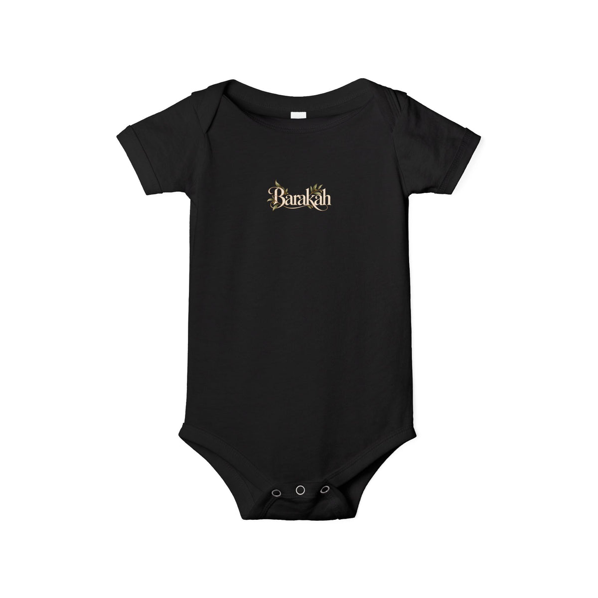 Floral 'Barakah' Infant Onesie — Soft Cotton Baby Bodysuit