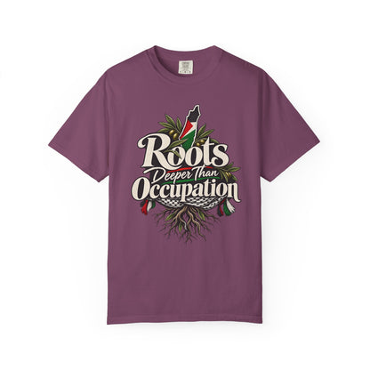 T-Shirt — "Roots Deeper Than Occupation" Heritage Graphic Tee