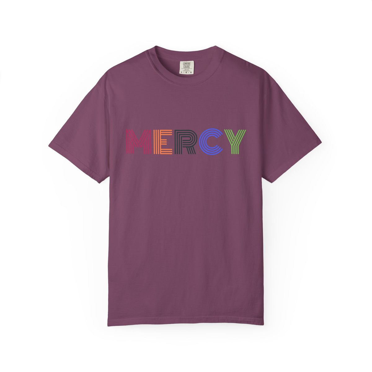 Mercy Multi Color Letters T-Shirt
