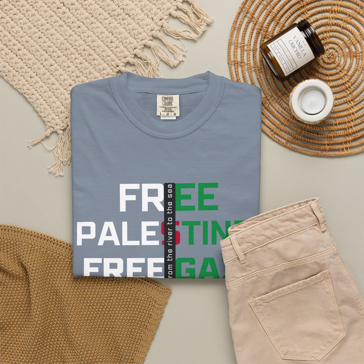 Free Palestine Free Gaza T-Shirt — Political Solidarity Tee