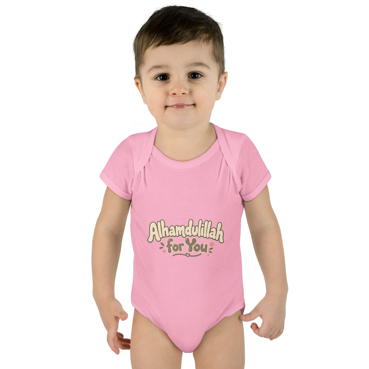 “Alhamdulillah for You” Baby Bodysuit — Newborn Islamic Celebration Onesie
