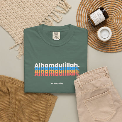 Alhamdulillah Repeat Script T-Shirt — Faith-Inspired Casual Tee