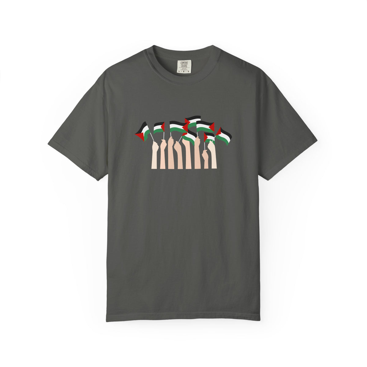 Palestine Flags T-Shirt — Minimal Graphic Tee