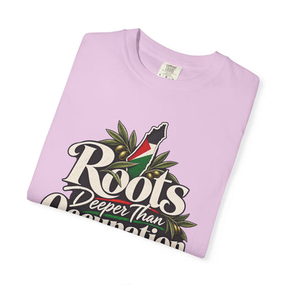 T-Shirt — "Roots Deeper Than Occupation" Heritage Graphic Tee