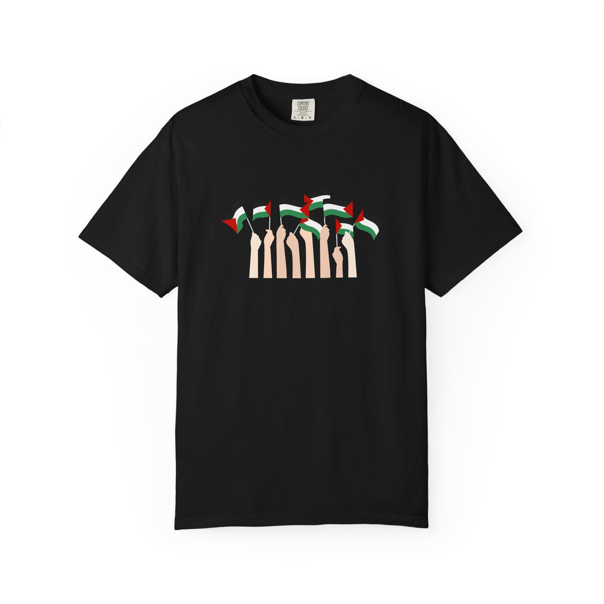 Palestine Flags T-Shirt — Minimal Graphic Tee