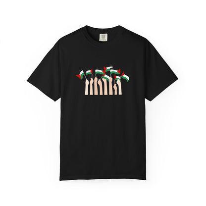 Palestine Flags T-Shirt — Minimal Graphic Tee