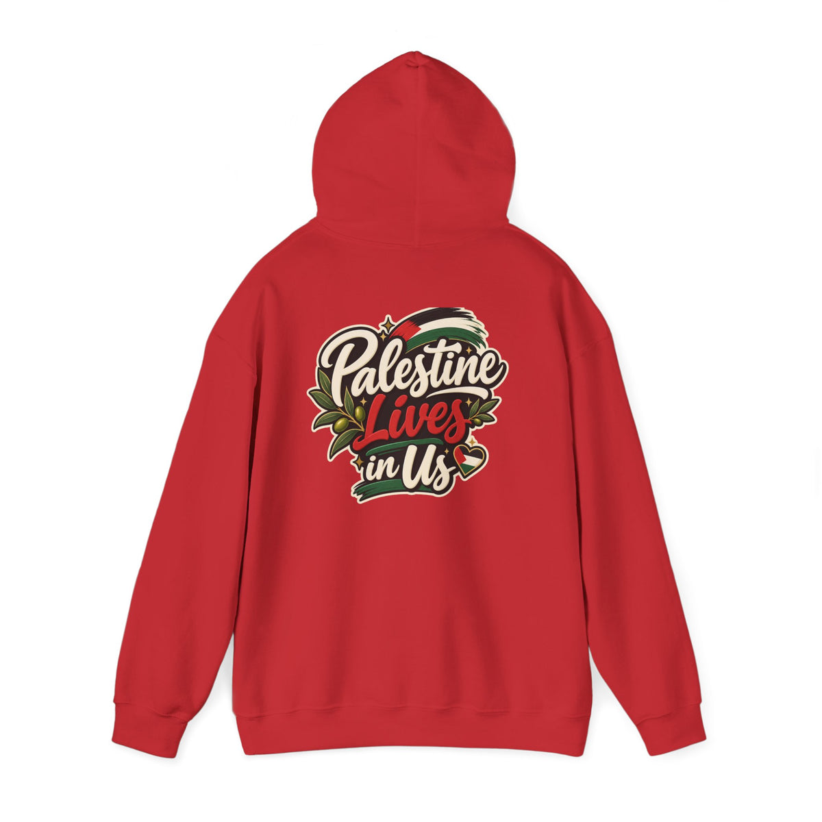 Hoodie — "Palestine Lives in Us" Graphic Hoodie