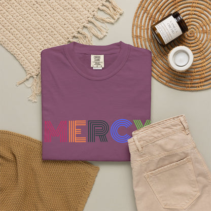 Mercy Multi Color Letters T-Shirt