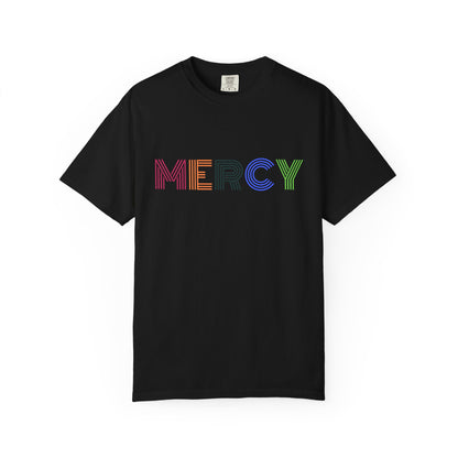 Mercy Multi Color Letters T-Shirt