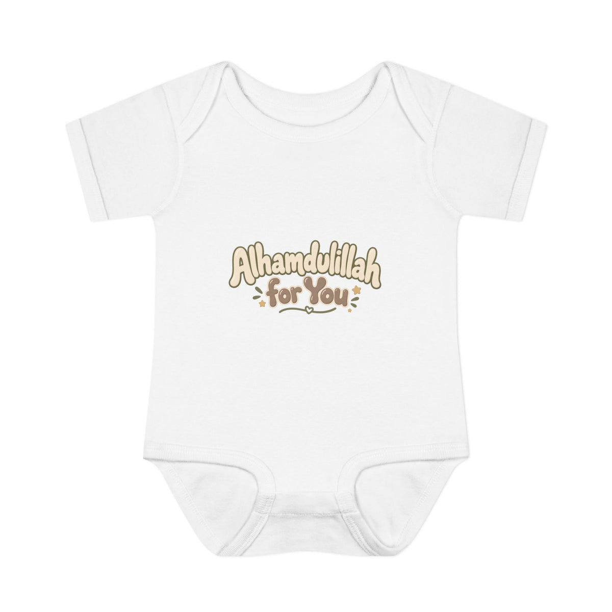 “Alhamdulillah for You” Baby Bodysuit — Newborn Islamic Celebration Onesie