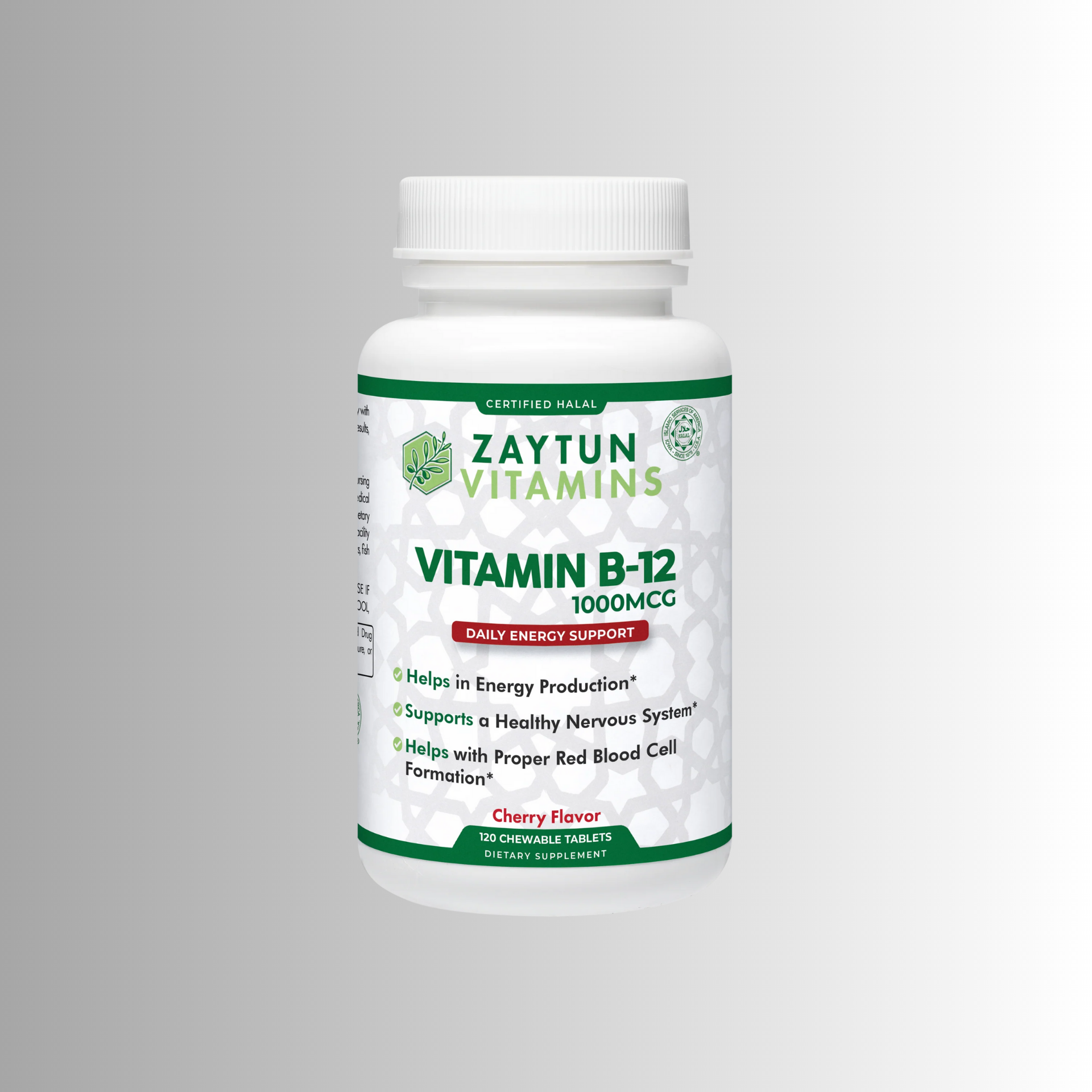 Halal Vitamin B-12 Chewable Tablets