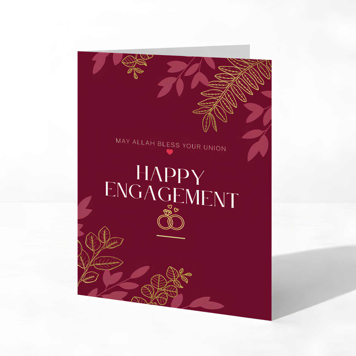 May Allah Bless Your Union | Engagement Greeting Card