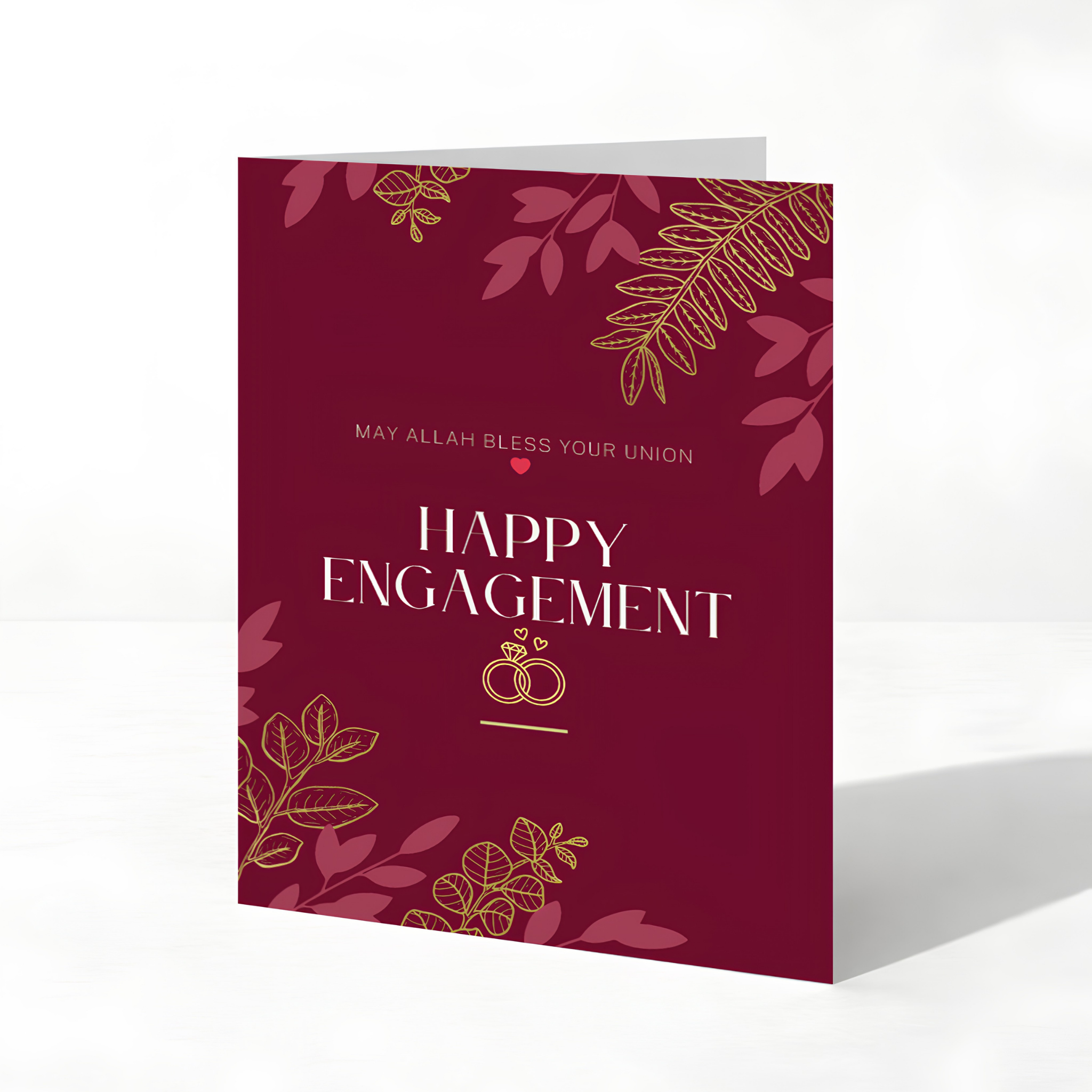 May Allah Bless Your Union | Engagement Greeting Card