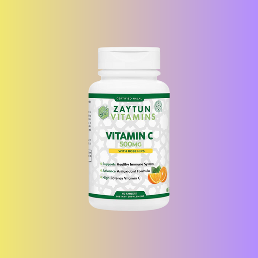 Halal Vitamin C 500mg Tablets