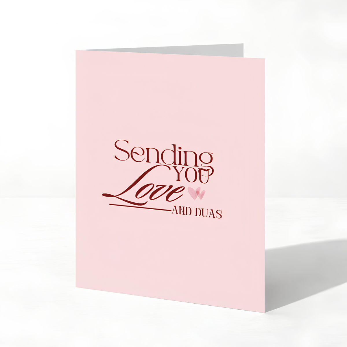 Sending You Love and Du’as Islamic Greeting Card