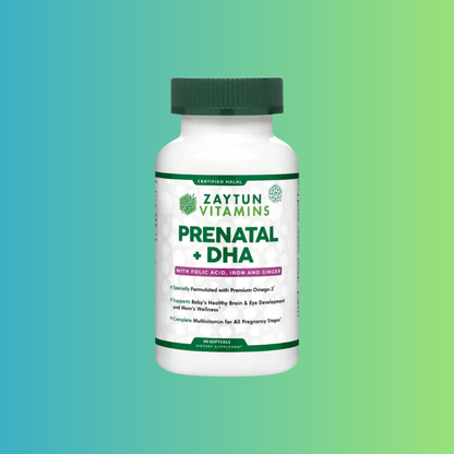 Halal Prenatal + DHA Multivitamin Softgels