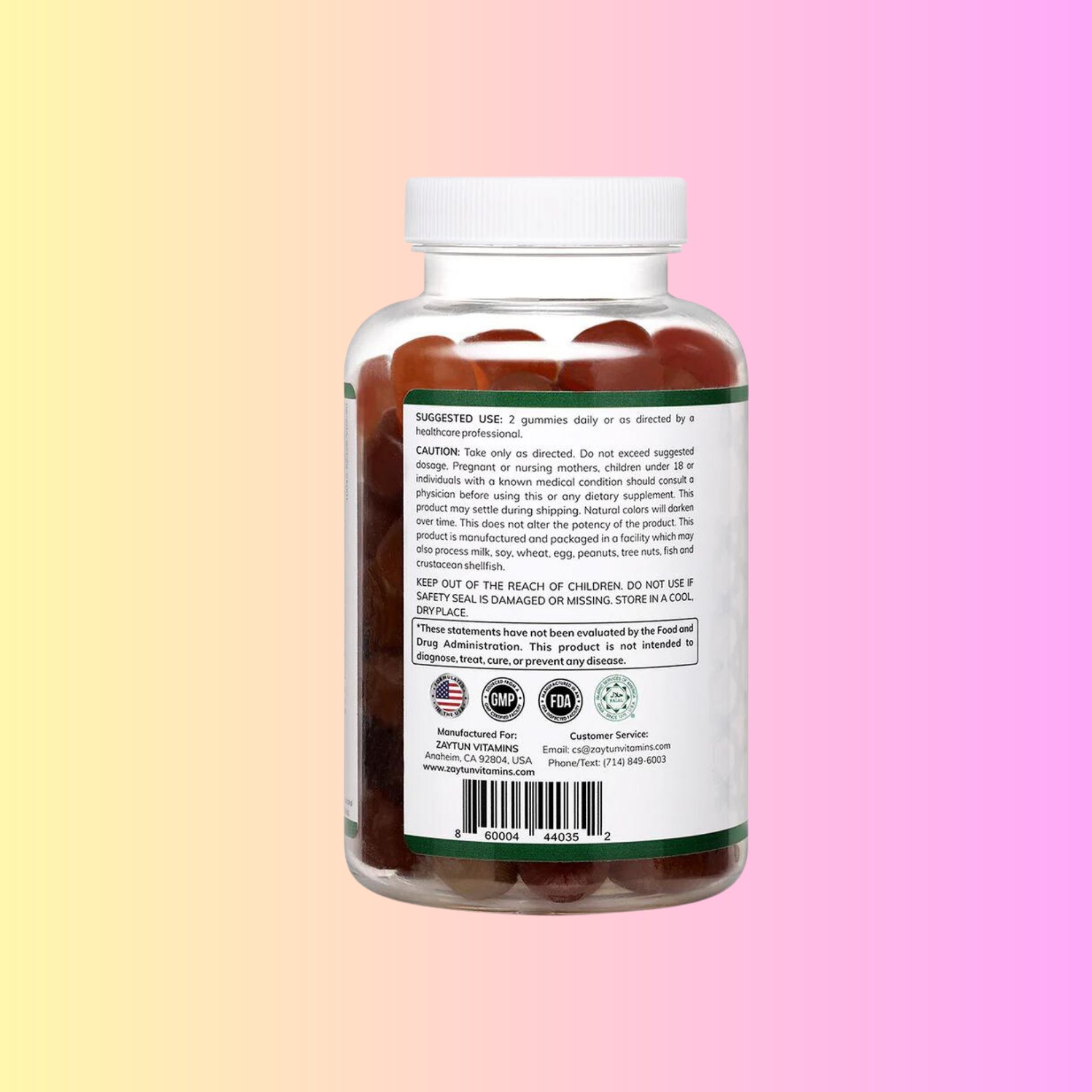 Halal Adult Multivitamin Gummies