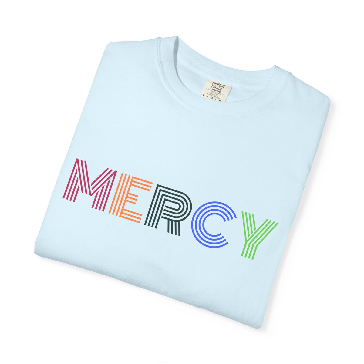 Mercy Multi Color Letters T-Shirt
