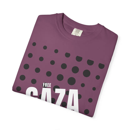 Free Gaza Dot Graphic T-Shirt