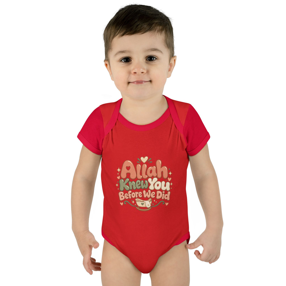 Infant Bodysuit – "Allah Knew You Before We Did" Muslim Baby Onesie
