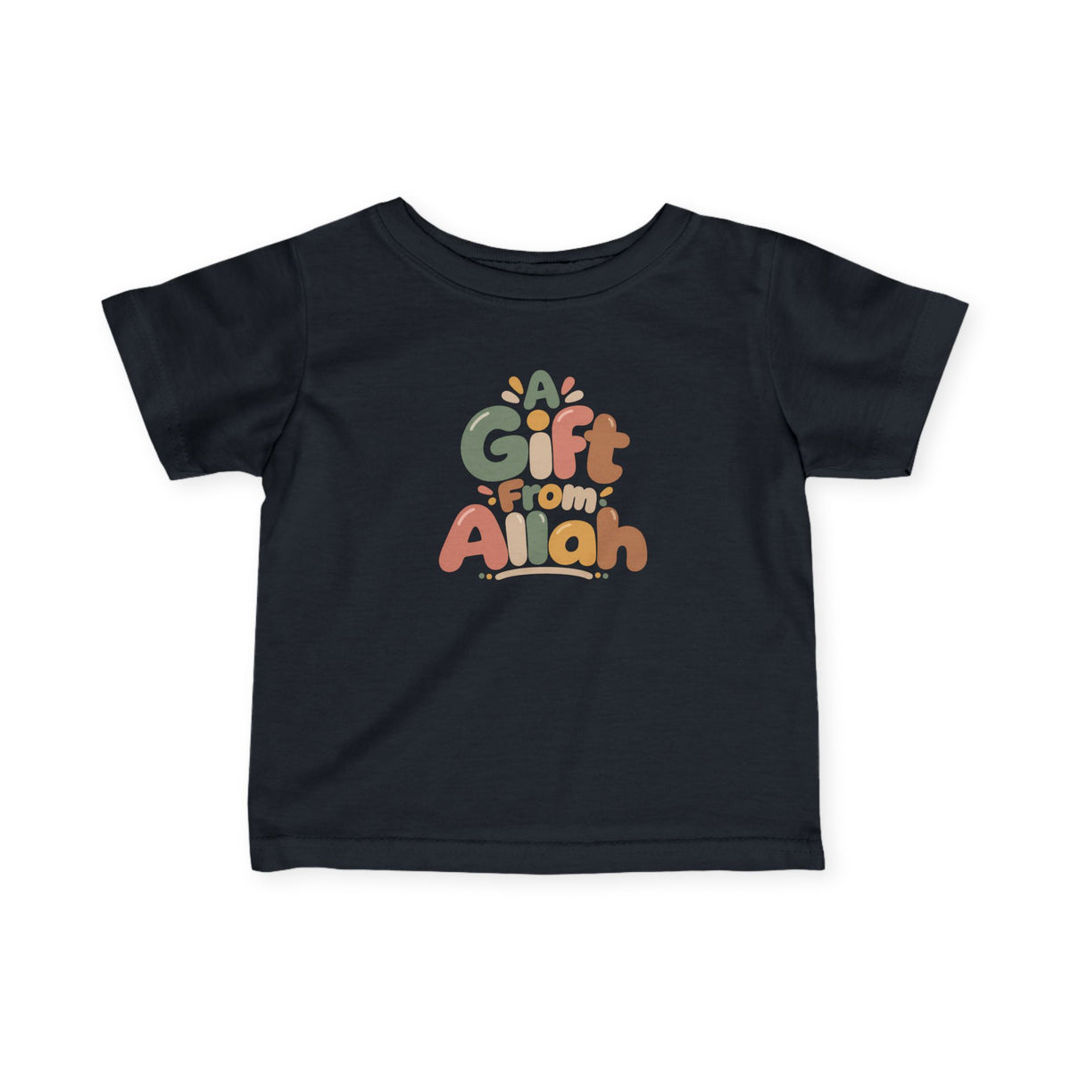 Infant Tee — "A Gift From Allah" Cute Islamic Baby Shirt