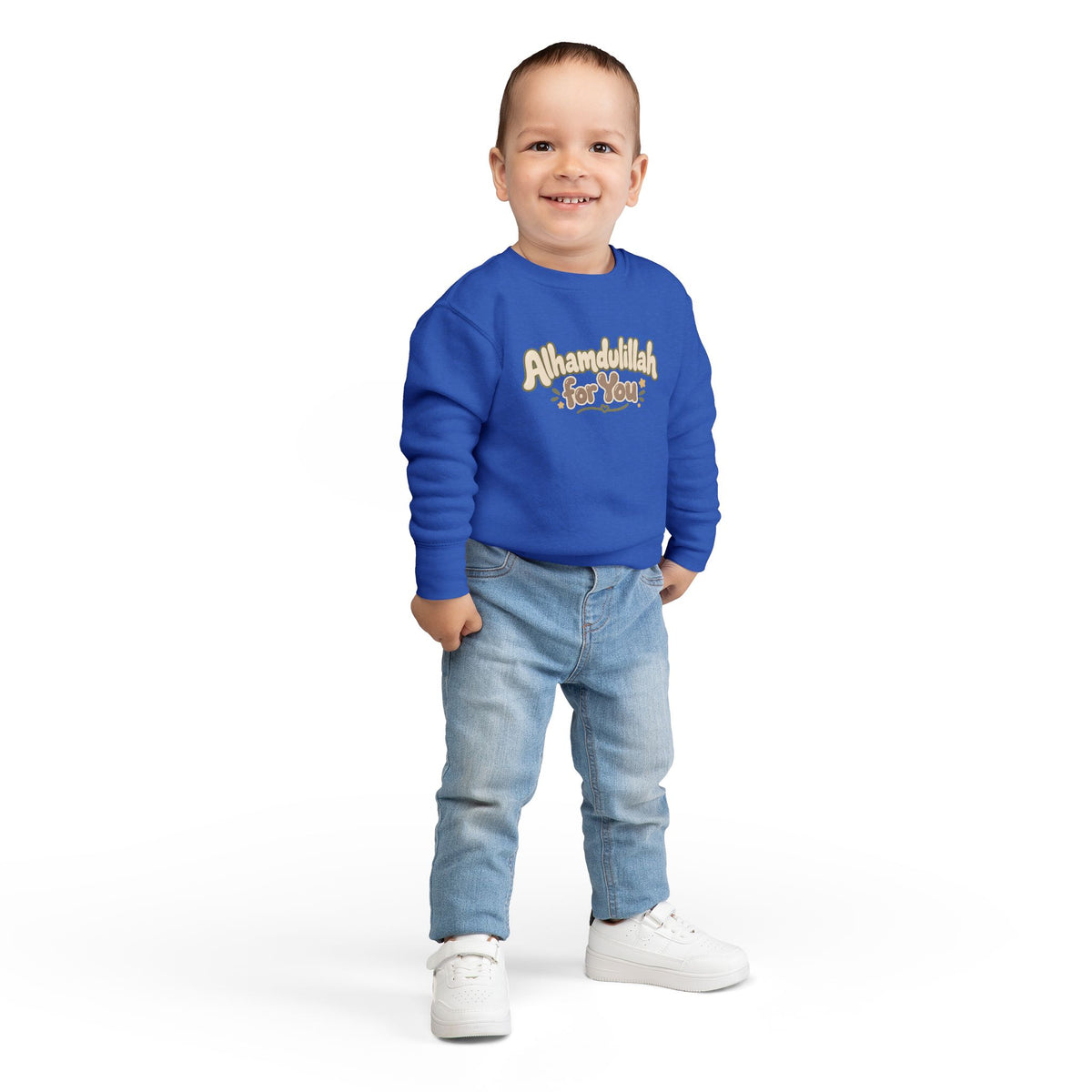 Alhamdulillah For You Toddler Sweatshirt – Cute Islamic Kids Pullover