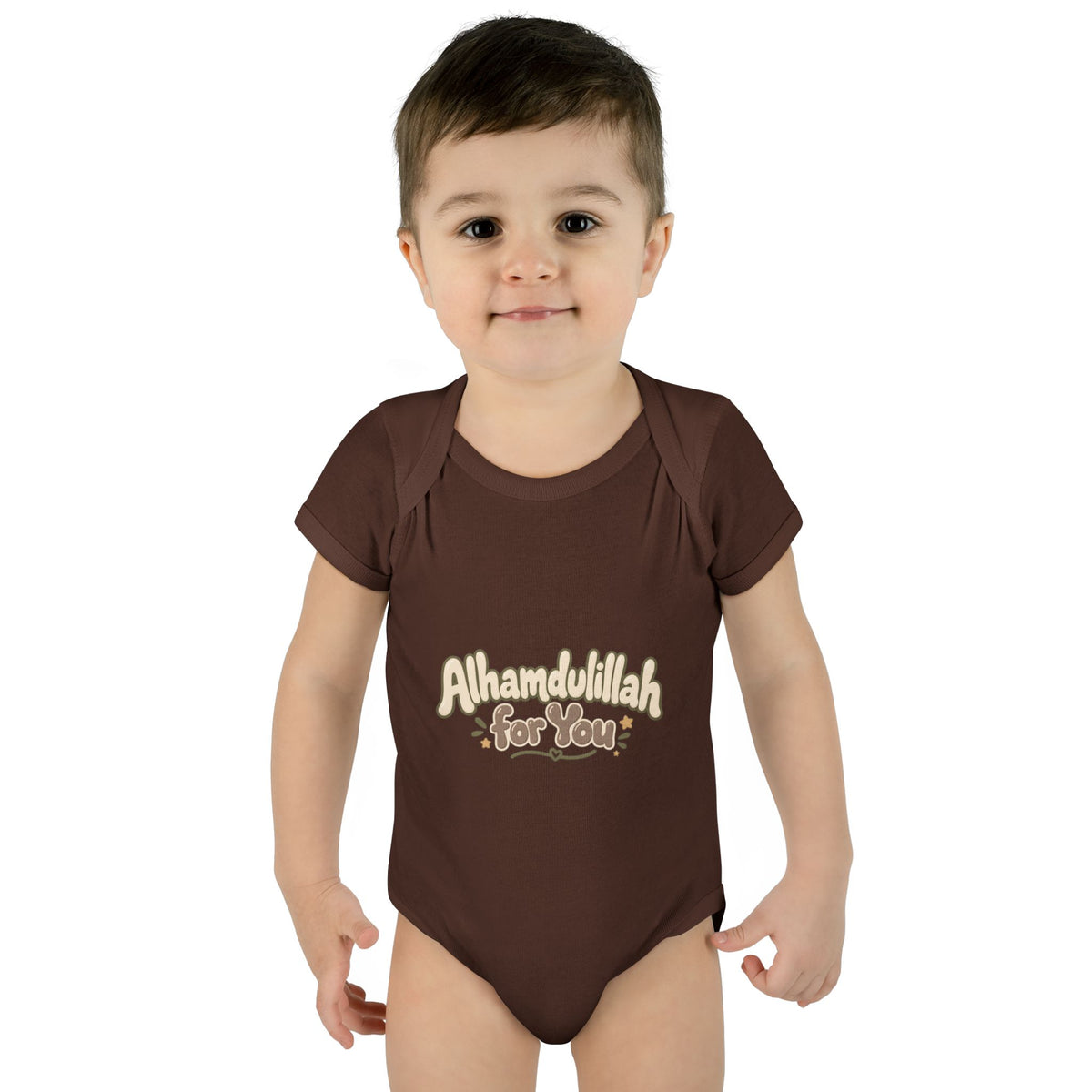 “Alhamdulillah for You” Baby Bodysuit — Newborn Islamic Celebration Onesie