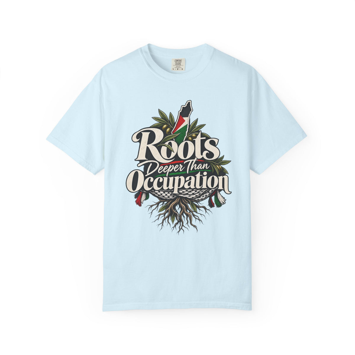 T-Shirt — "Roots Deeper Than Occupation" Heritage Graphic Tee