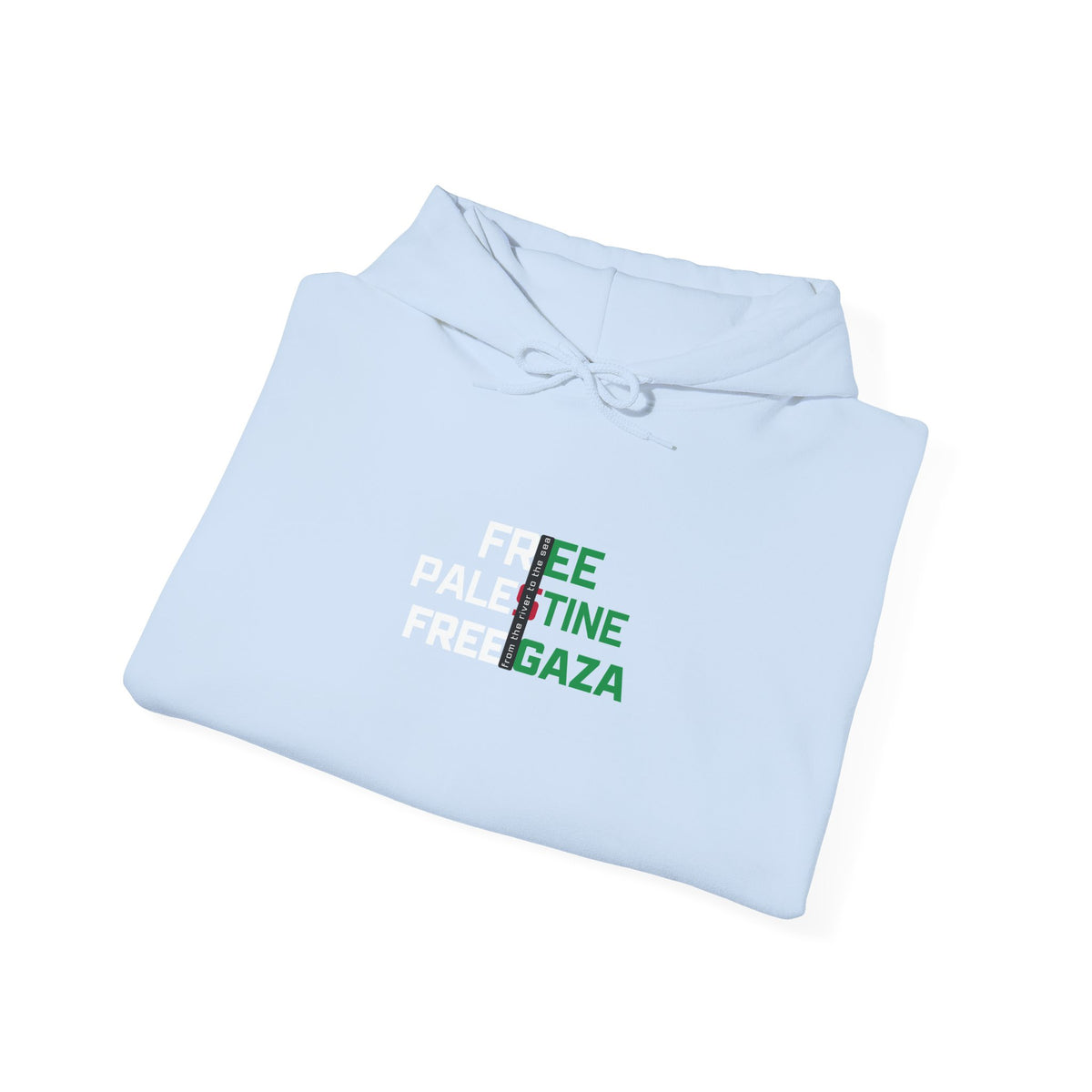 Free Palestine Free Gaza Hoodie – Solidarity Protest Pullover