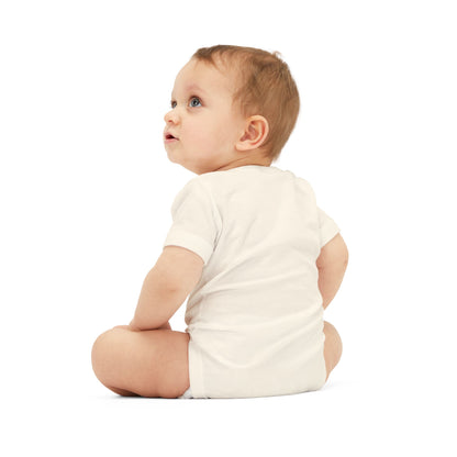 Infant One-Piece Bodysuit with Red Heart — Cute Baby Valentine or Everyday Gift
