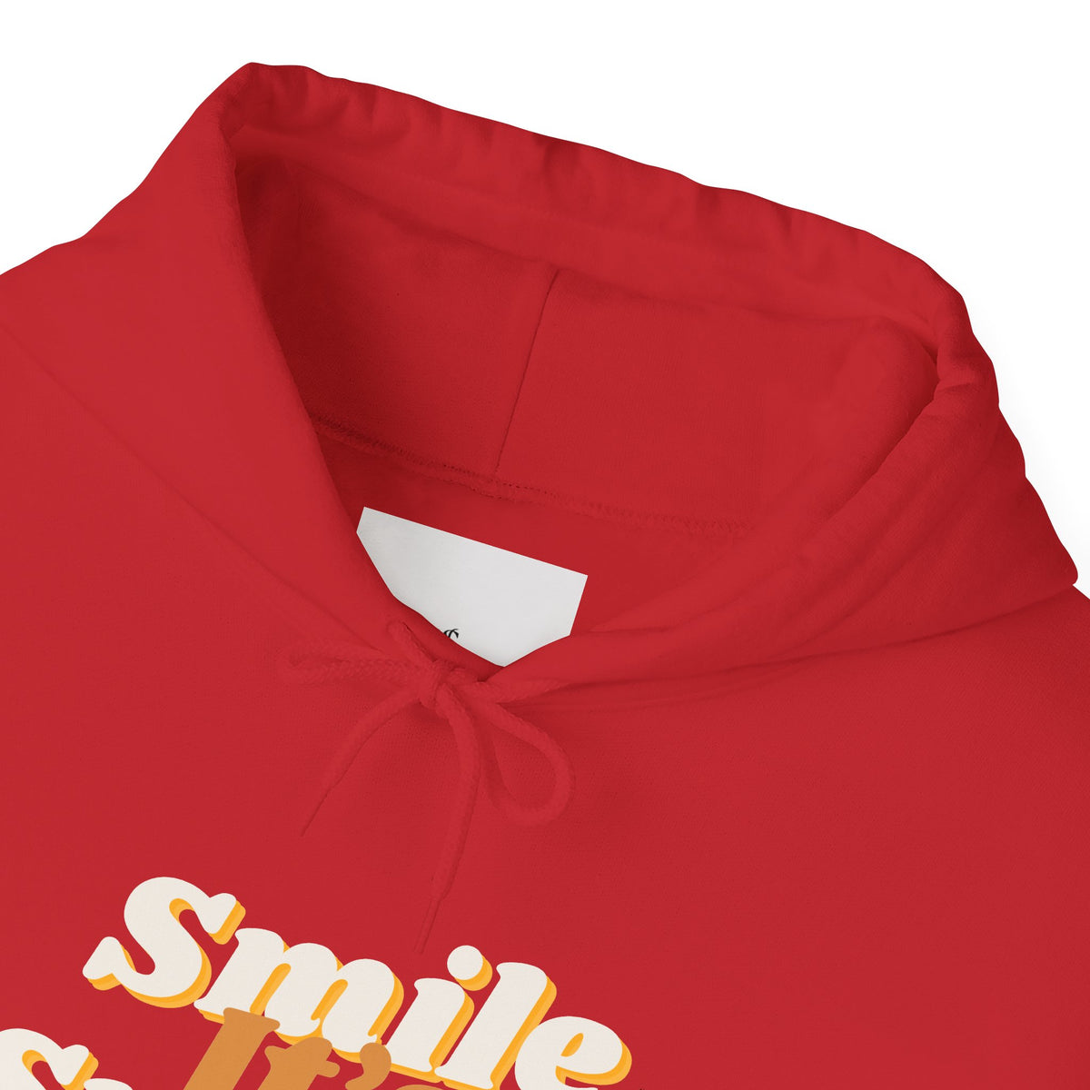 Smile It's Sunnah Hoodie — Retro Yellow Script Hoodie
