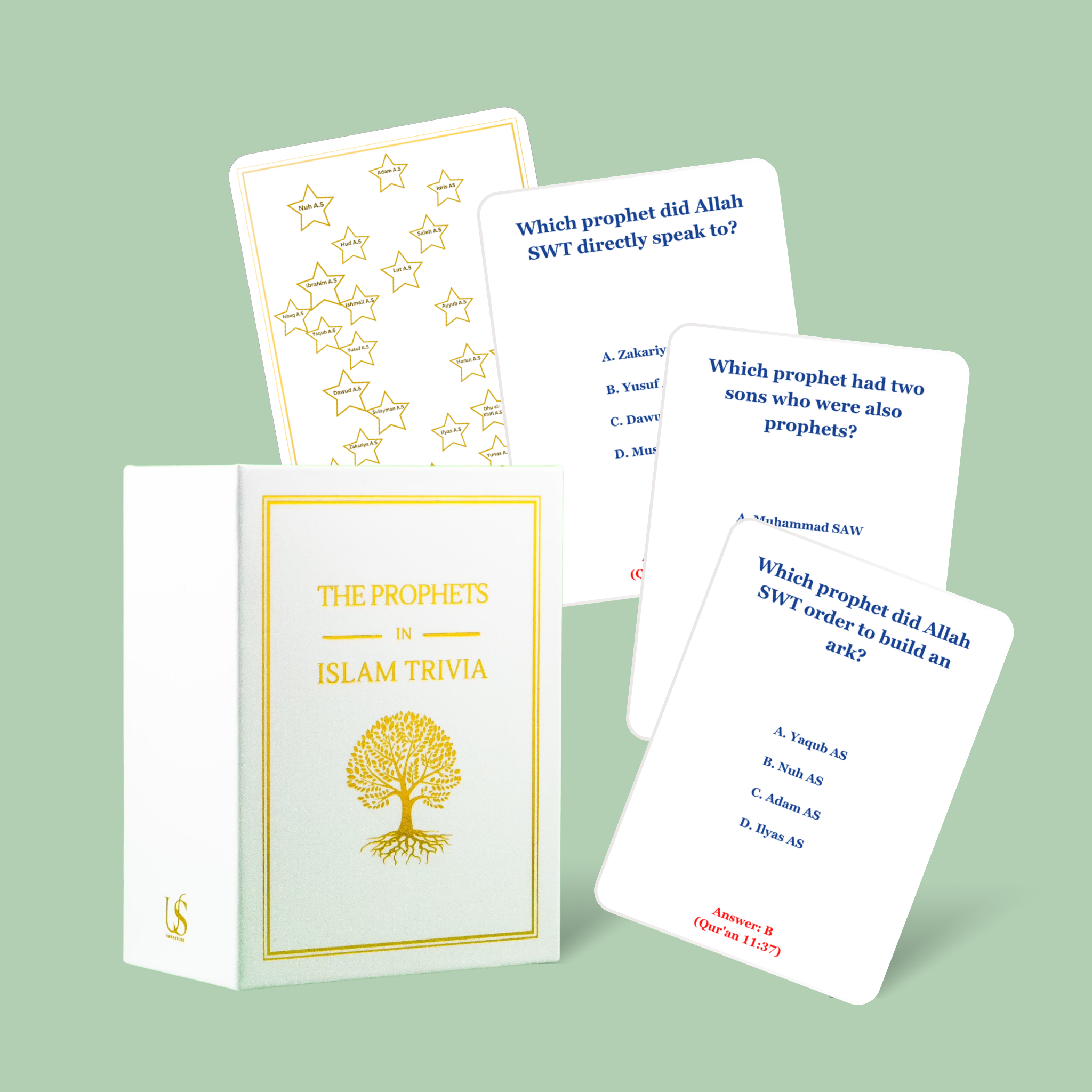 Islamic Trivia Cards - The 4 Pack Trivia Card Ultimate Bundle