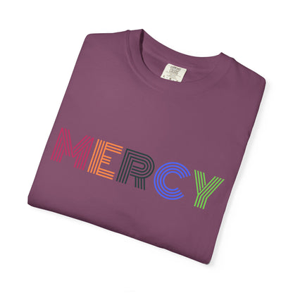 Mercy Multi Color Letters T-Shirt