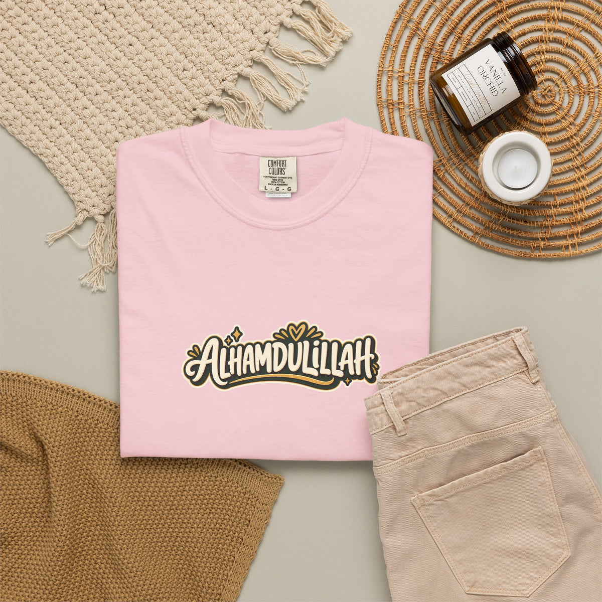 Alhamdulillah Script T-Shirt