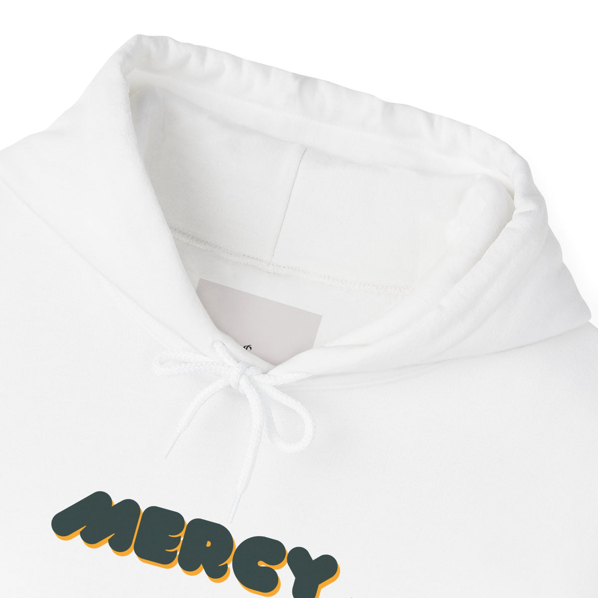 Mercy Retro Bubble Hoodie — Vintage-Inspired Mercy Graphic Sweatshirt
