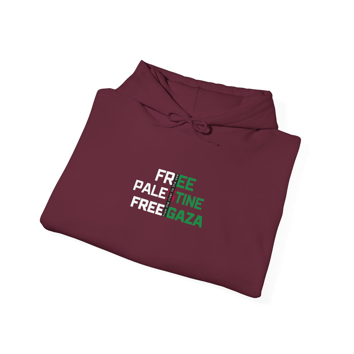 Free Palestine Free Gaza Hoodie – Solidarity Protest Pullover