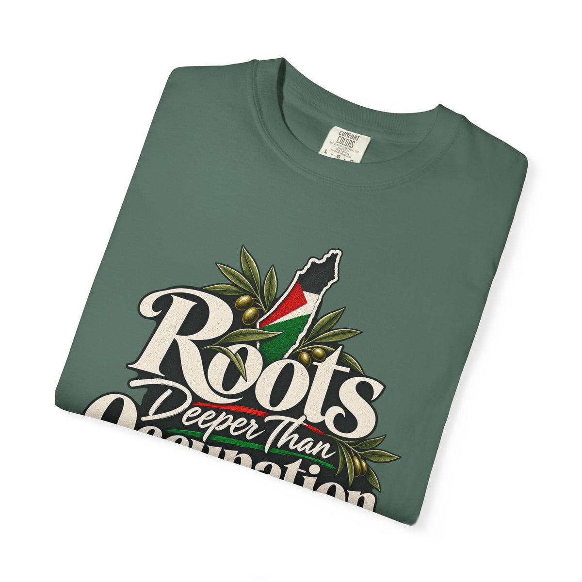 T-Shirt — "Roots Deeper Than Occupation" Heritage Graphic Tee