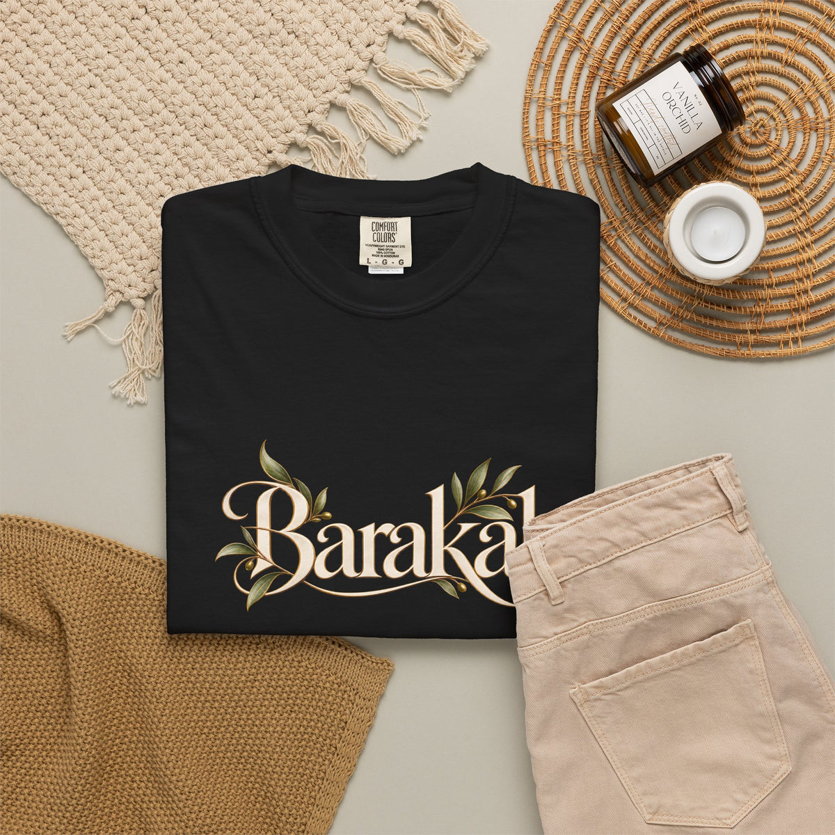 Barakah Floral Script T-Shirt