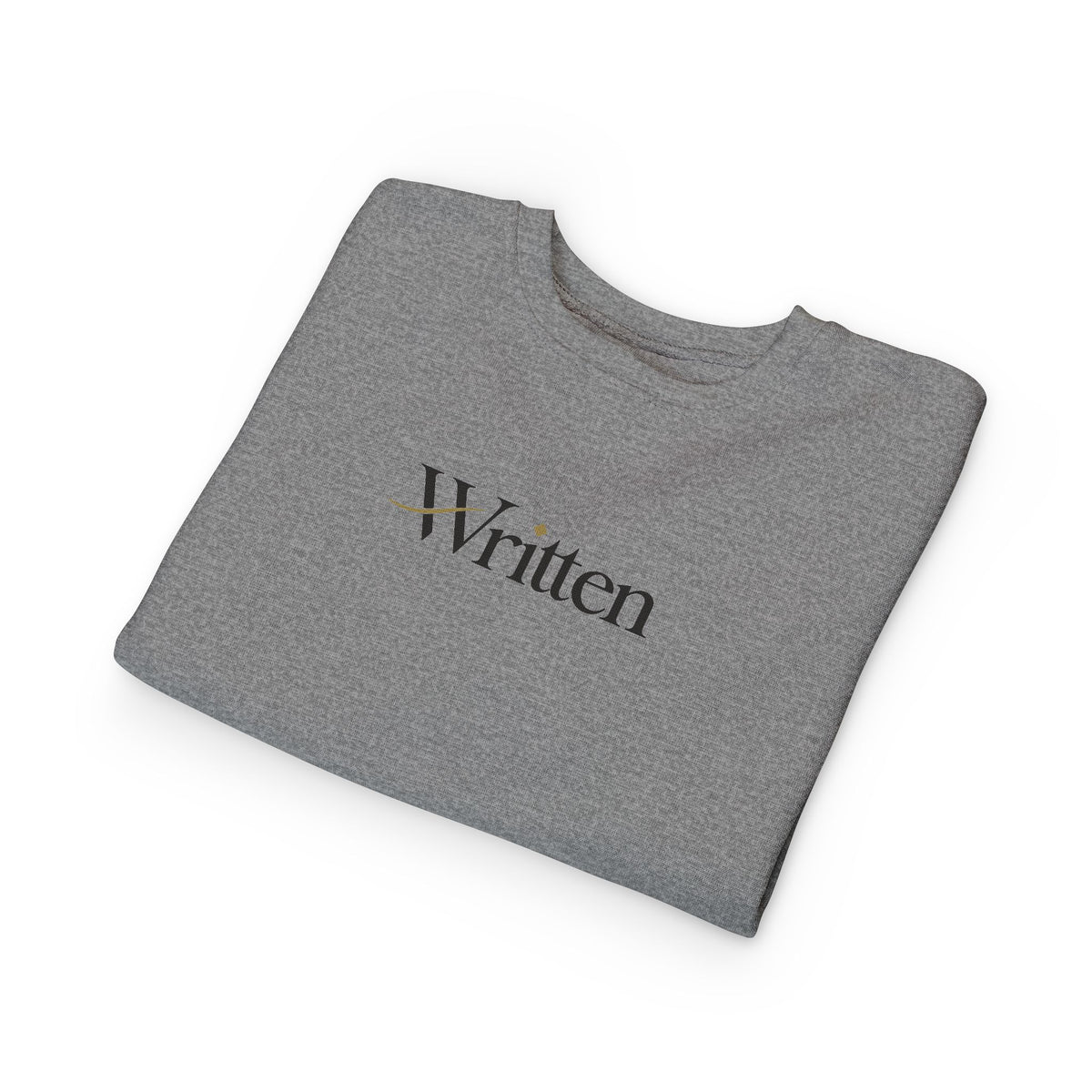 Toddler Sweatshirt "Written" – Cozy Neutral Kids Pullover