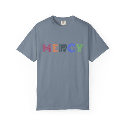 Mercy Multi Color Letters T-Shirt