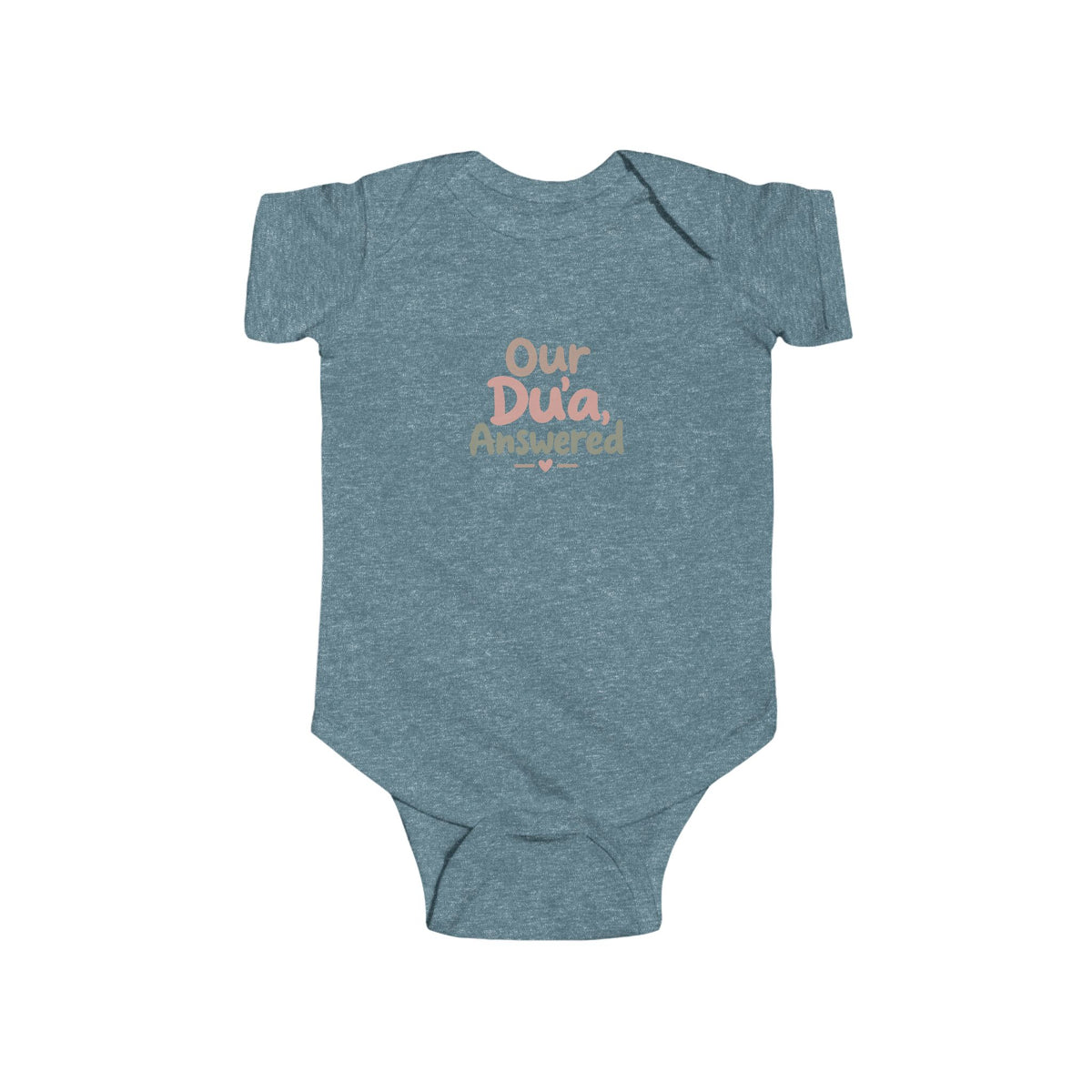 Infant Bodysuit — "Our Dua, Answered" Baby Onesie (Muslim Newborn Gift)