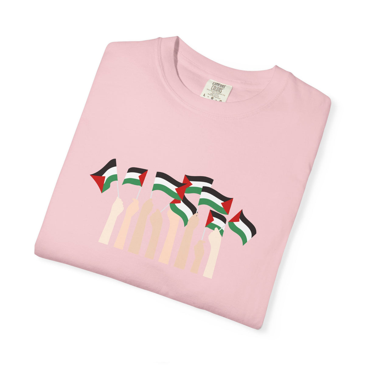 Palestine Flags T-Shirt — Minimal Graphic Tee