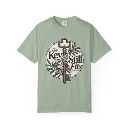 Key Still Fits T-Shirt — Vintage Skeleton Key Graphic Tee