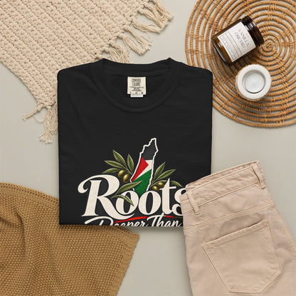 T-Shirt — "Roots Deeper Than Occupation" Heritage Graphic Tee