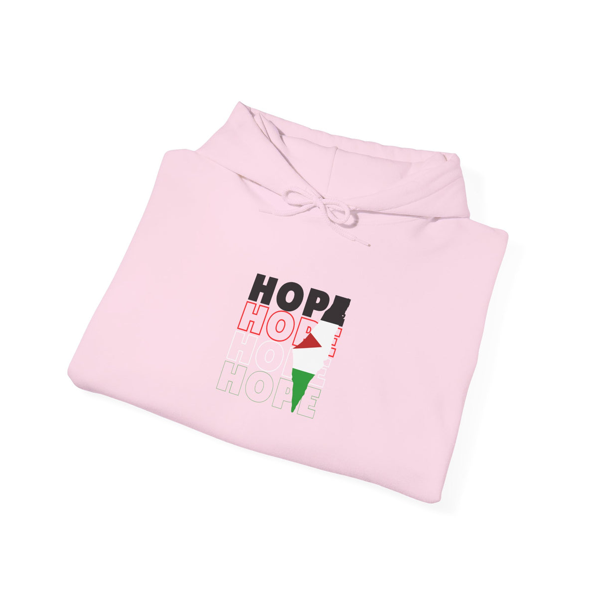 Hoodie — "HOPE" Palestinian Flag Graphic Pullover