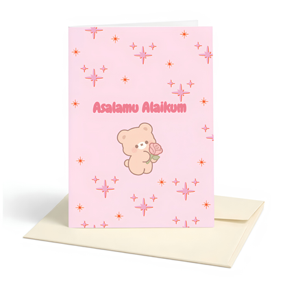 Asalamu Alaikum Islamic Greeting Card