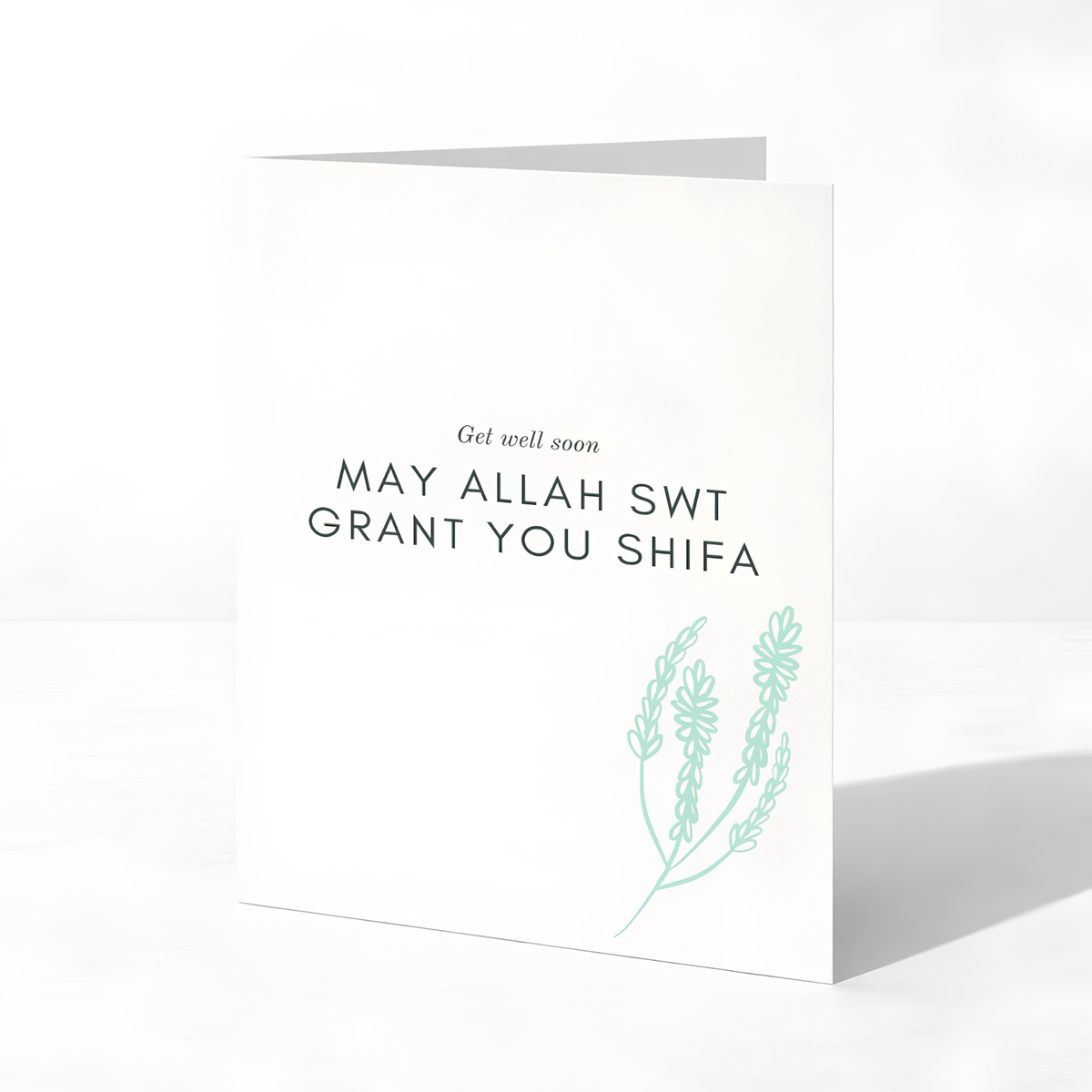 May Allah Grant You Shifa | Islamic Get Well Greeting Card