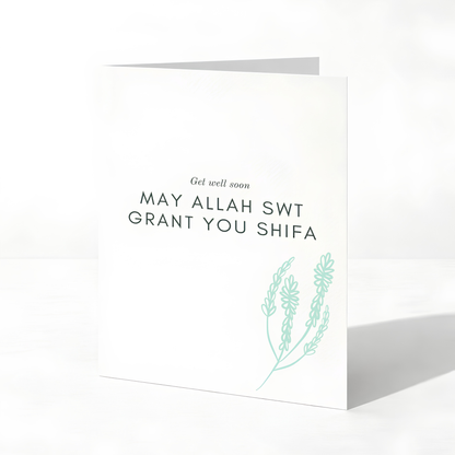 May Allah Grant You Shifa | Islamic Get Well Greeting Card